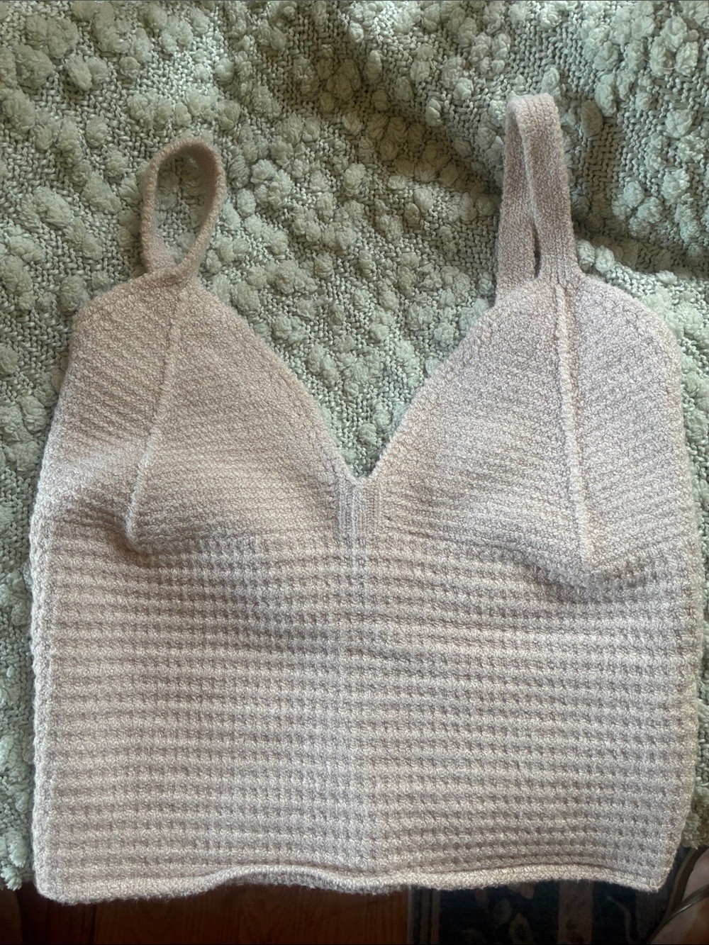 Forever 21 cropped sweater tank size small